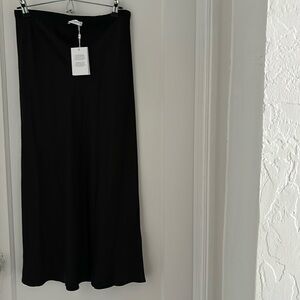 Anine Bing bar silk skirt